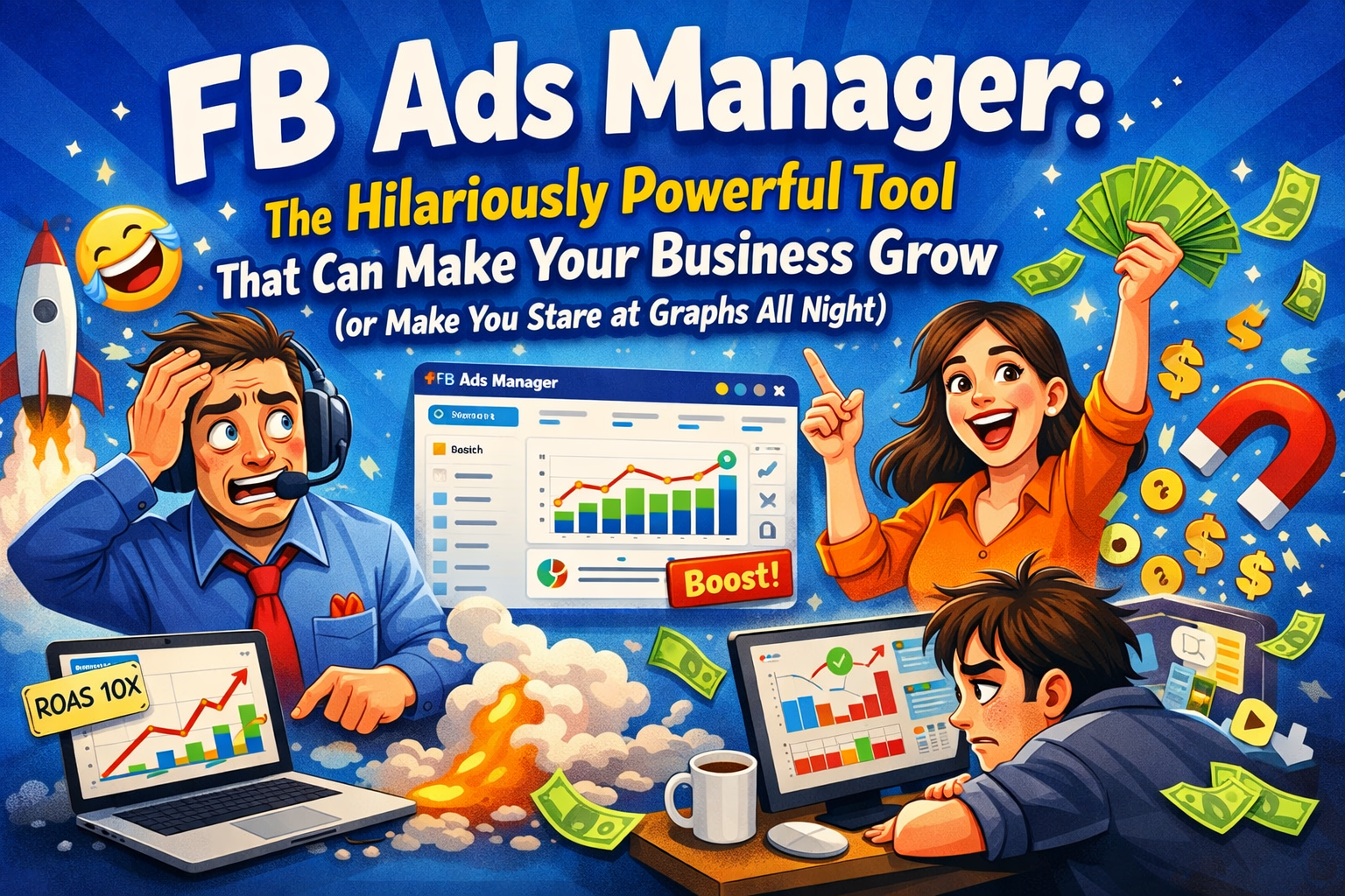 FB Ads Manager: The Hilariously Powerful Tool That Can Make Your Business Grow (or Make You Stare at Graphs All Night)